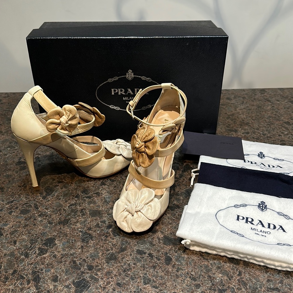 Prada Heels (Never worn)